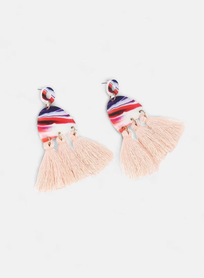 سوهي أقراط متدلية صناعية جامايكية معاصرة