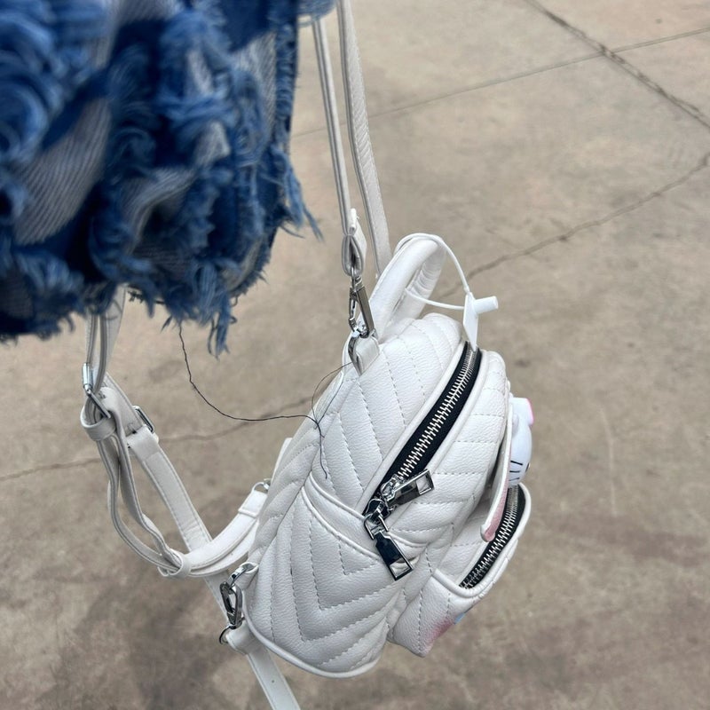 Hellokitty Tie-Dye Embroidery Backpack For Women 2023 New Y2K Versatile Mini Shoulder Bag Jelly Bag - Image 4