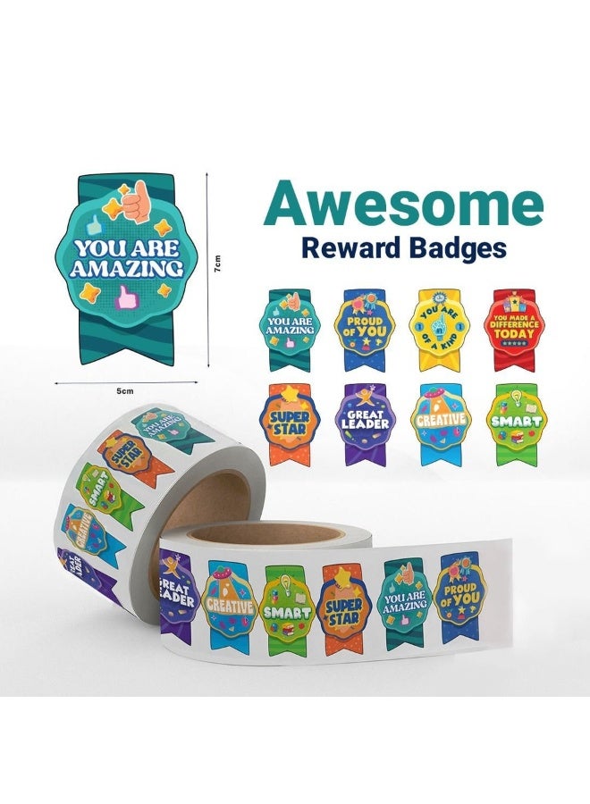 فن ليرنينج ستور أوسمة تحفيزية للطلاب باللغة الإنجليزية - 100 ملصق إبداعي - Image 2