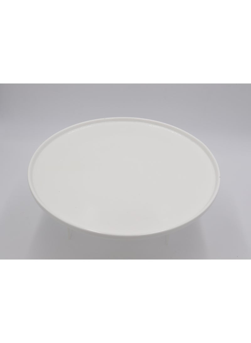 AJ White ceramic - 10" Pizza Plate  - Image 2
