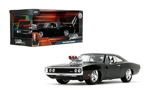 Jada Toys Fast & Furious 1970 Dodge Charger Die-Cast Car – 1:24 Scale, Highly Detailed Fast & Furious Movie Replica, Collectible Model, for Ages 8+ - Image 1