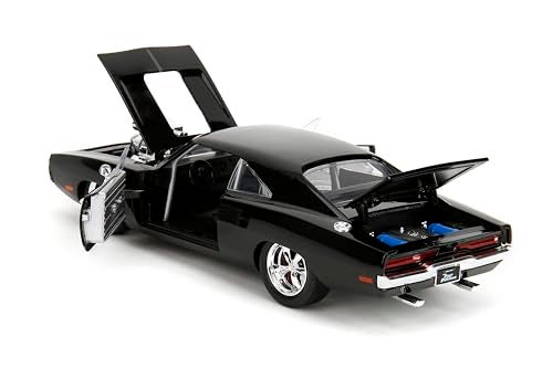 Jada Toys Fast & Furious 1970 Dodge Charger Die-Cast Car – 1:24 Scale, Highly Detailed Fast & Furious Movie Replica, Collectible Model, for Ages 8+ - Image 4