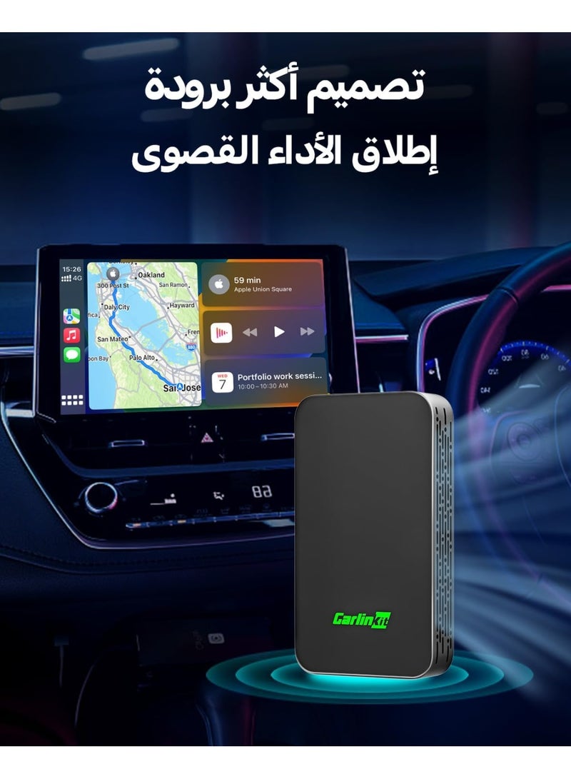 Carlinkit 5.0 2air Wireless CarPlay & Android Auto Wireless Adapter,2 in 1 wireless Adapter for Factory Wired CarPlay and Android Auto Cars,Plug and Play,5GHz WIFI automatic connection - Image 2