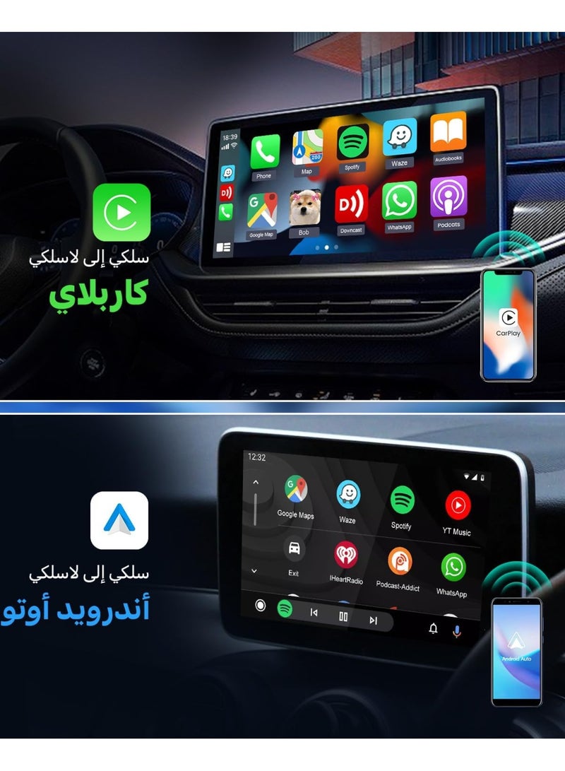 Carlinkit 5.0 2air Wireless CarPlay & Android Auto Wireless Adapter,2 in 1 wireless Adapter for Factory Wired CarPlay and Android Auto Cars,Plug and Play,5GHz WIFI automatic connection - Image 4