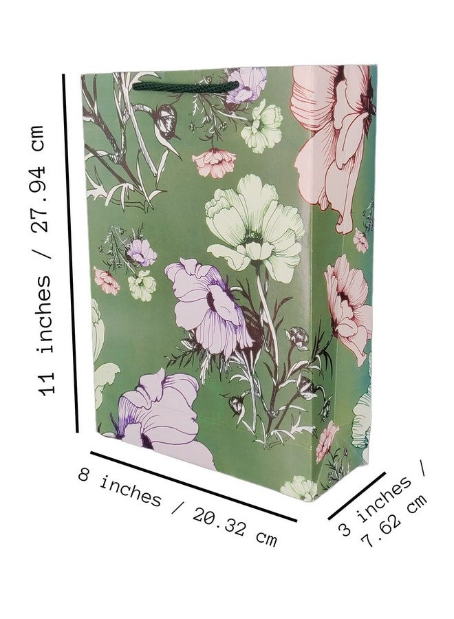 Arrow Paper Products Popudi Flower Return Gift Bags For Gifting, Weddings, Birthday,Holiday Presents (Pack Of 80, 28X20X7.5 Cm),Multicolor - Image 5