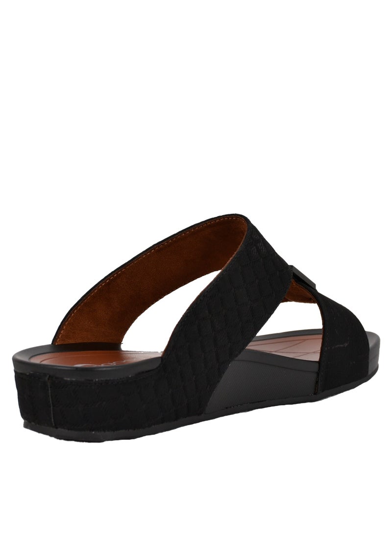 Egoss - Mens  Dual Textured Strap Sandals - Image 1