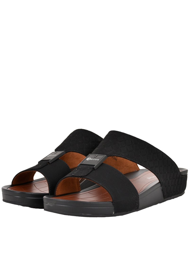 Egoss - Mens  Dual Textured Strap Sandals - Image 1