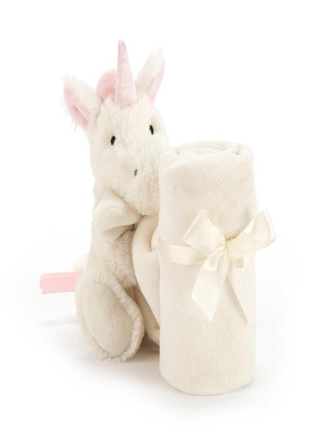 Jellycat Jellycat Bashful Unicorn Baby Stuffed Animal Security Blanket  - Image 2