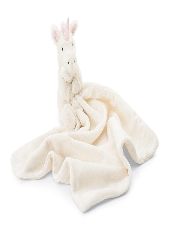 Jellycat Jellycat Bashful Unicorn Baby Stuffed Animal Security Blanket  - Image 5
