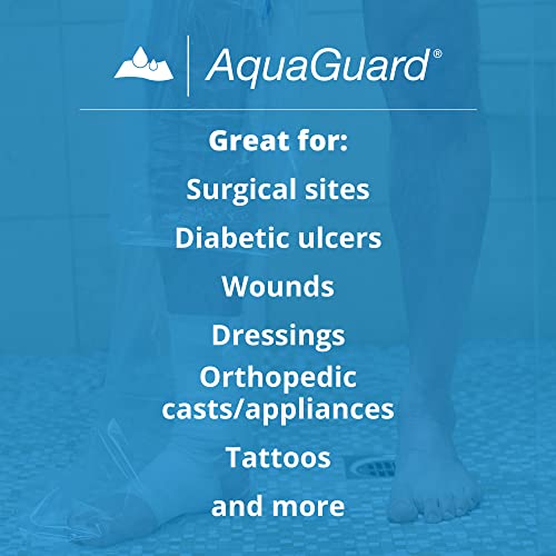 AquaGuard TIDI AquaGuard Boot – Shower Protection Boot with Water-Seal Band – Leg Cast Cover – 3 Boots and 1 Water-Seal Band per Package – Home Medical Supplies (50017-RPK) - Image 4