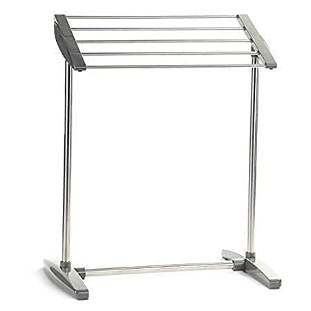 BBD kitchen shop Multifunctional Stainless Steel Mobile Towel Rack Clothes Drying Rack Dryer Hanger Nappies Undergarments Towels Rack Towel Rails Clothesline Pack of 1 - Image 1