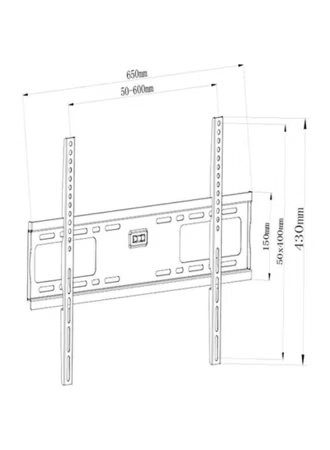 fixed wall mount for 32-80 inch screen - sh65f Skill Tech Black - Image 2