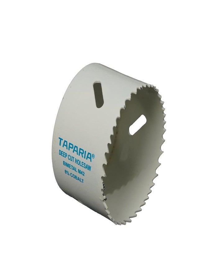 Taparia Bi-Metal Hole Saw Cutter HSBM70 (70 mm Dia)-Variable Pitch Teeth, HSS 8% Cobalt-Precision Cutting Tool for Metal, Wood, Plastic-Professional Grade, DIY - Image 3