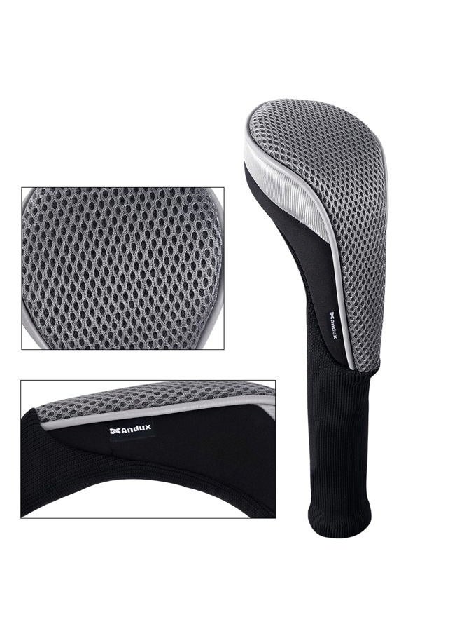 Andux 5pcs/Set Golf 460cc Driver Wood Head Covers with Long Neck and Interchangeable No. Tags - Image 4