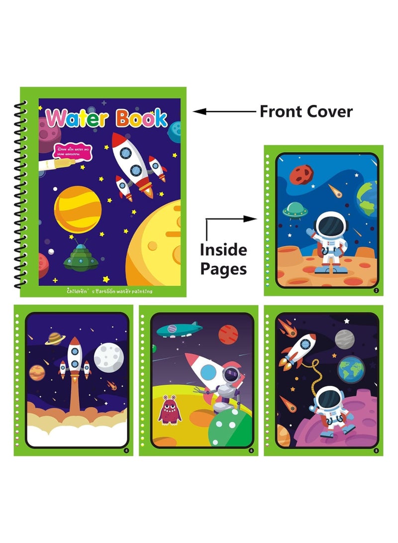 Magic Water Coloring Book, Drawing Board and Magic Water Pen, Educational Drawing Toy for Kids - Image 1