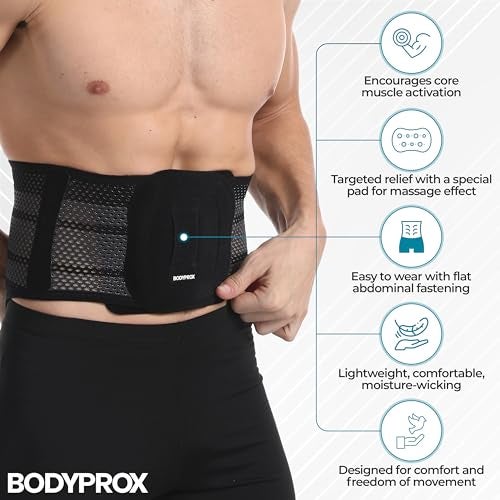 Bodyprox Breathable Back Brace, Back Support Brace for Men and Women. - Image 4