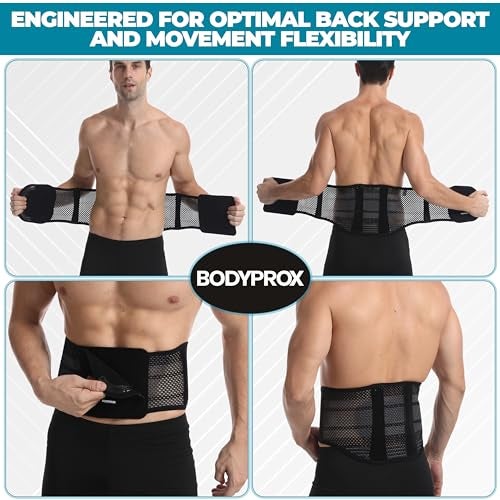 Bodyprox Breathable Back Brace, Back Support Brace for Men and Women. - Image 3