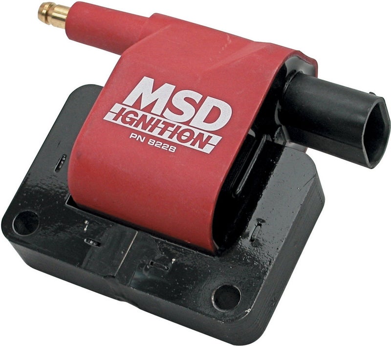 MSD 8228 Ignition Coil Blaster Series 2-pin design, Red, Individual