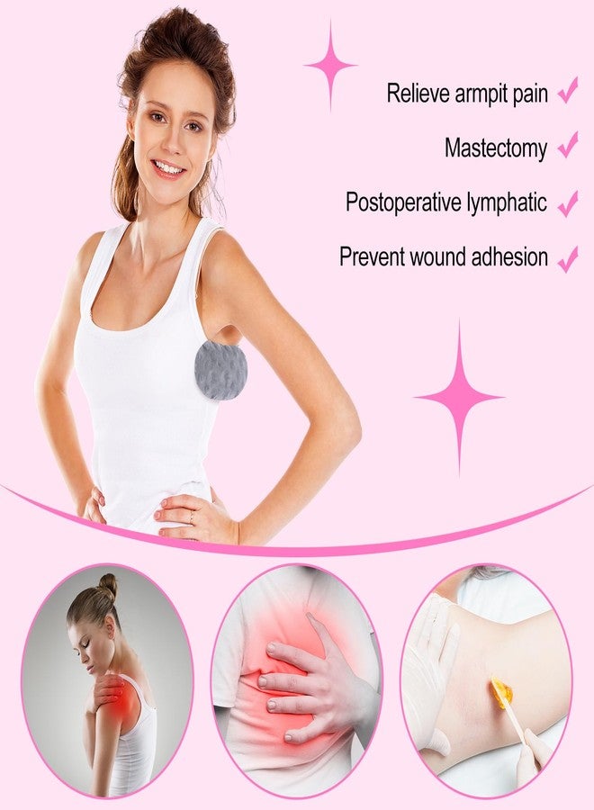 Colingmill 4 Pcs Lymphedema Axilla Pillow Masectomy Cotton Post Breast Operation Pillow for Sleeping Mastectomy Underarm Armpit Pain Relief Pure Color - Image 3
