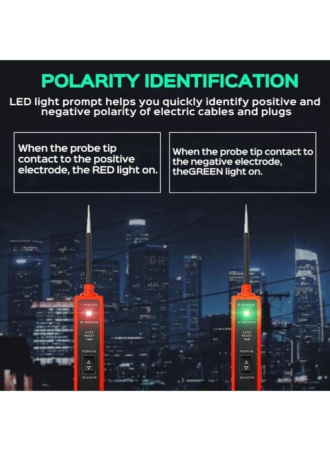 Red Power Circuit Probe Tester 6 24V DC Automotive Electrical Polarity Continuity - Image 3