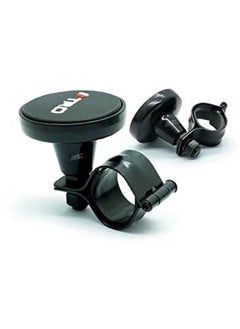 Agc 360 degree rotating car steering wheel handle for all vehicles, driver assistant, black, one piece  - Image 2