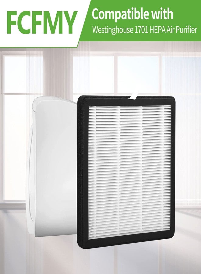 FCFMY 4 Packs True HEPA Replacement Filters Compatible with Westinghouse 1701 1702 1903 Purifier - Image 5