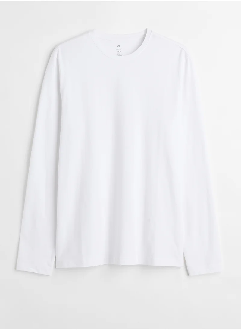 H&M Long-Sleeved Jersey Top