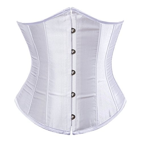 Kranchungel Corset Tops for Women: Pirate Corset Halloween Costumes Woman 2025 Photo Shoots Aged 25-35 Small White - Image 1