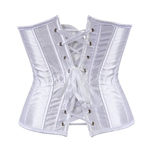 Kranchungel Corset Tops for Women: Pirate Corset Halloween Costumes Woman 2025 Photo Shoots Aged 25-35 Small White - Image 4