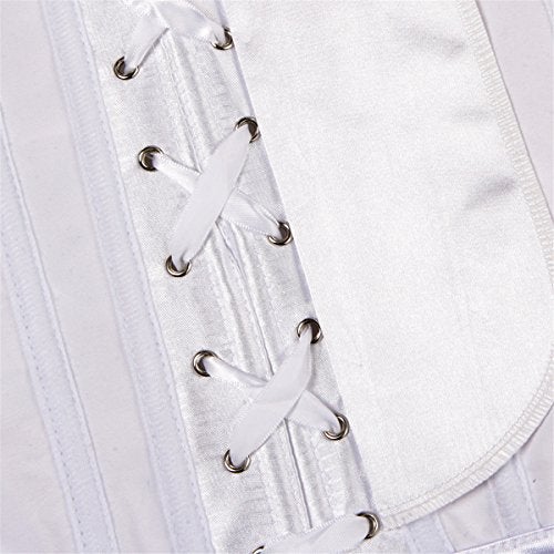 Kranchungel Corset Tops for Women: Pirate Corset Halloween Costumes Woman 2025 Photo Shoots Aged 25-35 Small White - Image 5