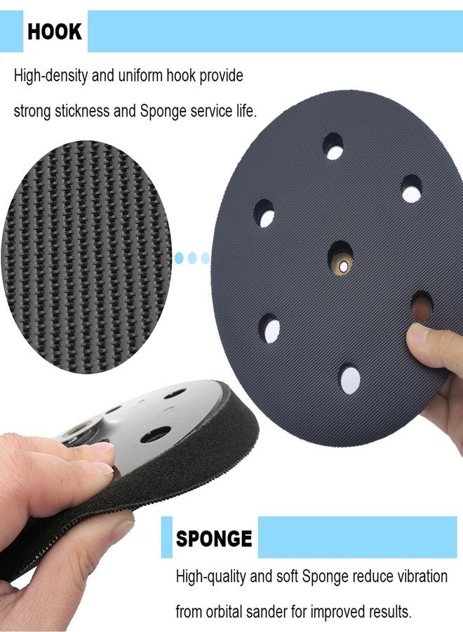 HDongany 2 Pack 9 inch 6 Hole Hook and Loop Replacement Backing Pad for Orbital Sander Drywall Sander for Wall Grinding Woodworking - Image 3