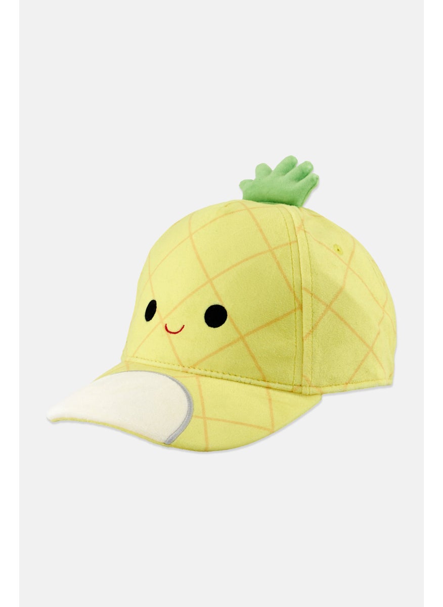 Squishmallows Kids Girl Maui Novelty Plush Cap, Yellow  - Image 1