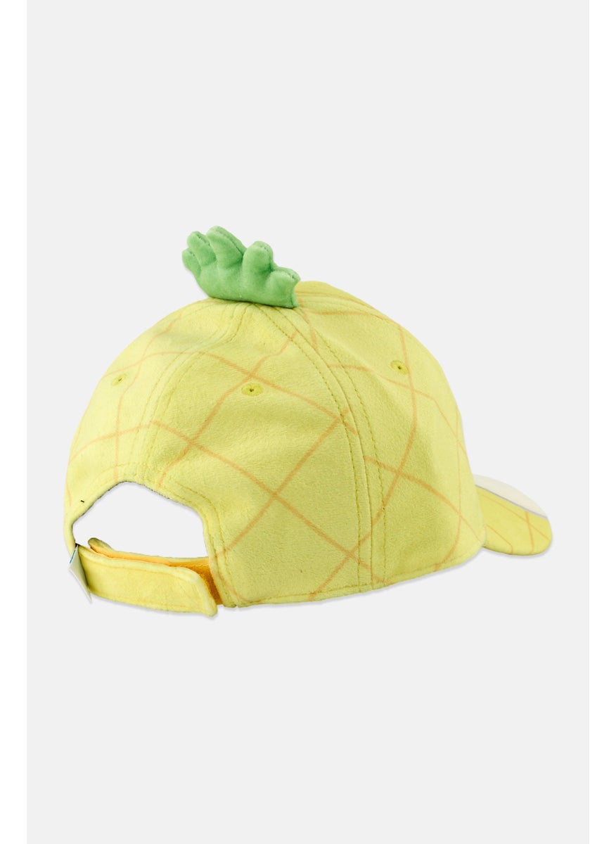 Squishmallows Kids Girl Maui Novelty Plush Cap, Yellow  - Image 2