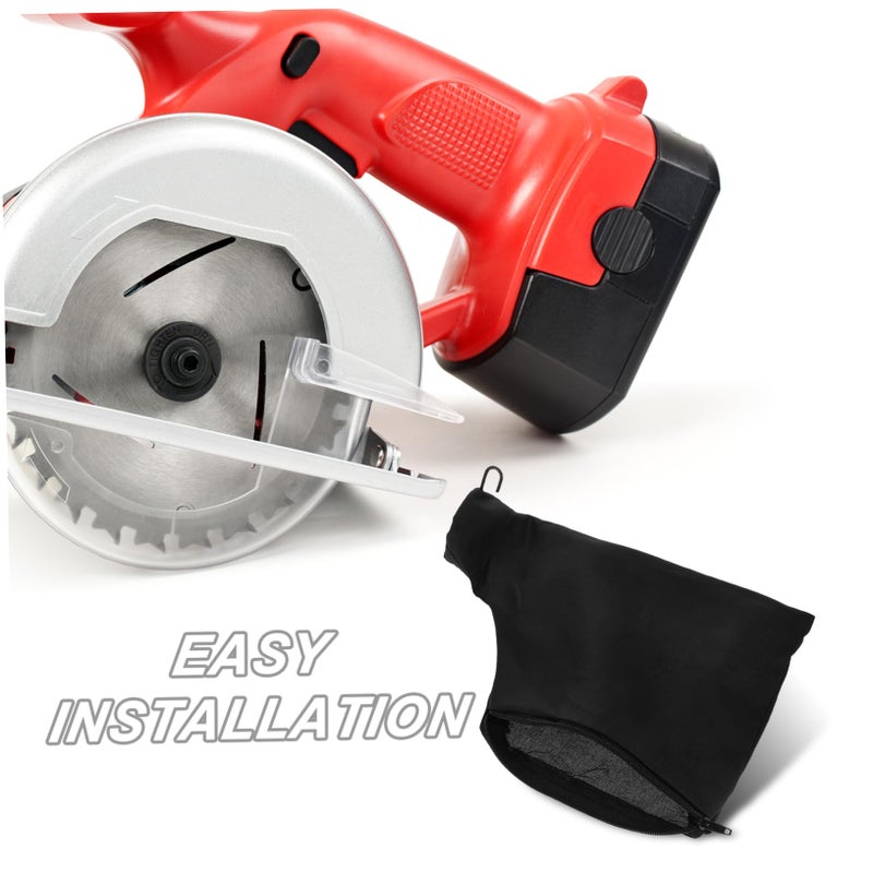 Dust Collector Bags for Miter Saw Drywall Sander Belt Sander 2 Sets Aluminum Zipper - Image 4
