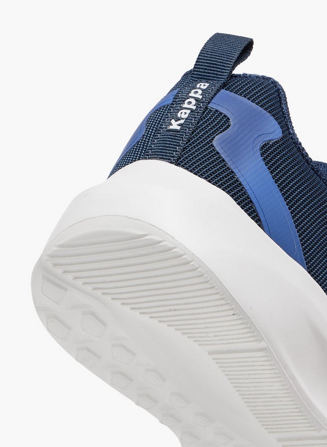 Kappa Boys' Logo Print Sports Shoes with Hook and Loop Closure - Image 5