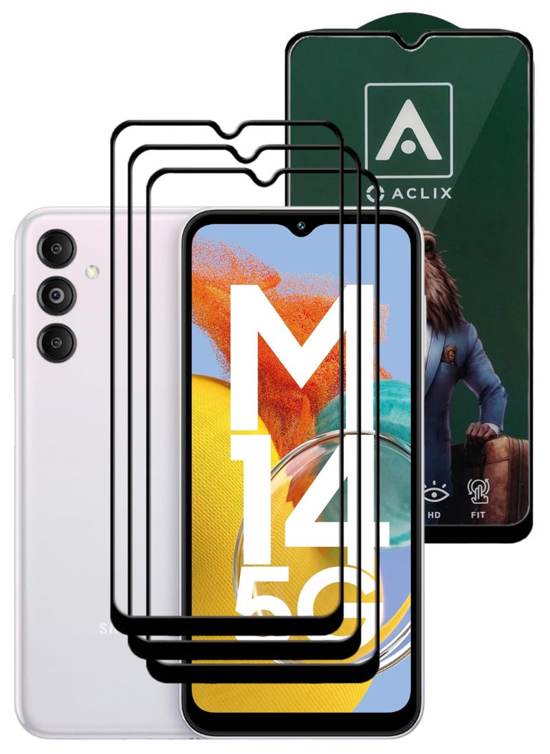 أكاليكس 3 قطع، حماية شاشة، لهاتف سامسونج جالاكسي M14، جودة ممتازة. - Image 1