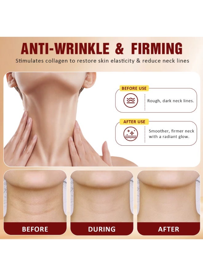 IKZEE 120g Firming Lift Neck Cream AH 8 Firming Neck Cream Roller Moisturizing Tightens Body Skin Repair Cream Neck Lift Lotion Neck Firming Cream Neck Tighten and Lift Cream - Image 5