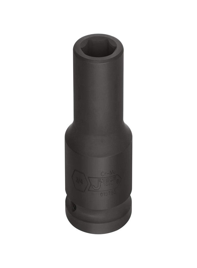 Jetech 3/4 Inch Drive 3/4 Inch Deep Impact Socket, Made with Heat-Treated Chrome Molybdenum Alloy Steel, 6-Point Design, SAE - Image 2
