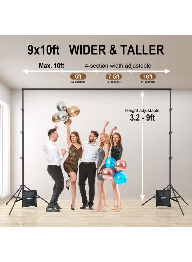 Linco Lincostore 9x10 ft Photography Photo Backdrop Stand Background Support System Kit 4154-4236 - Image 2