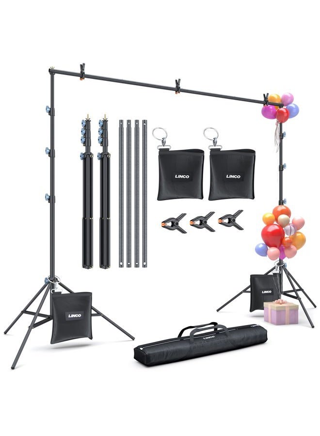 Linco Lincostore 9x10 ft Photography Photo Backdrop Stand Background Support System Kit 4154-4236 - Image 1