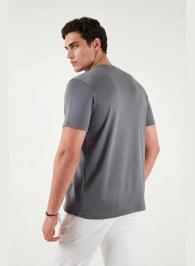 Buratti  Buratti Cotton Regular Fit Crew Neck T-Shirt Men's T-SHIRT 5904063 for Men | Best Price UAE