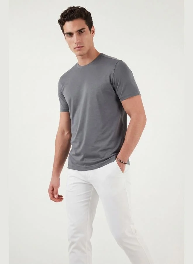بوراتي Buratti Cotton Regular Fit Crew Neck T-Shirt Men's T-SHIRT 5904063