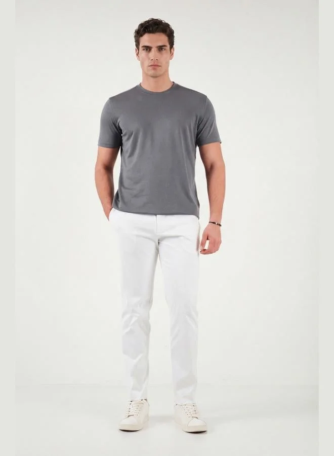 بوراتي Buratti Cotton Regular Fit Crew Neck T-Shirt Men's T-SHIRT 5904063