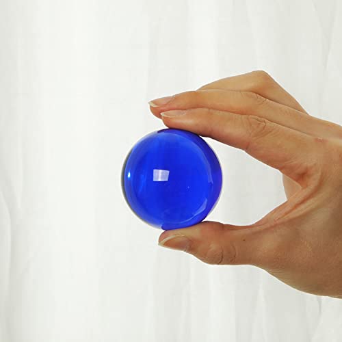 LONGWIN 50mm(2 inch) K9 Solid Crystal Ball with Free Stand Suncatcher (Blue) - Image 5