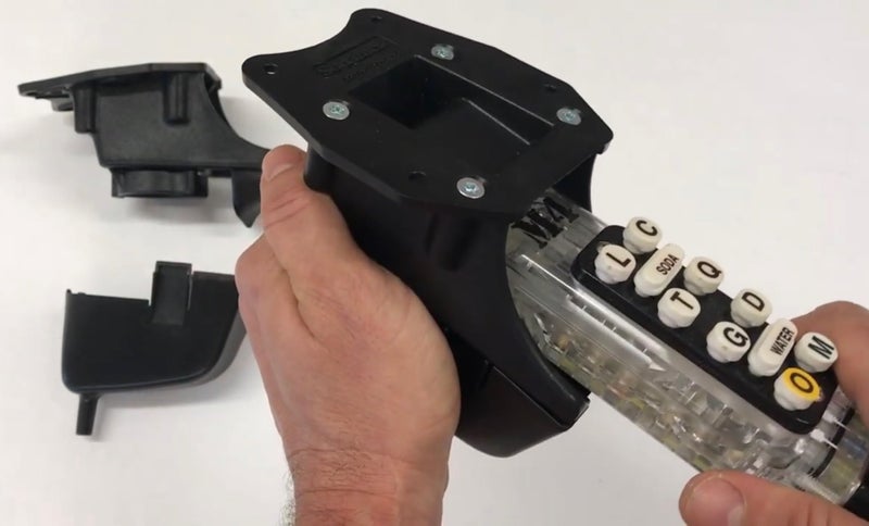 SodaLock Soda Gun Holder  SodaLock Soda Guns Never Fall drip Capture is Easy to Clean 