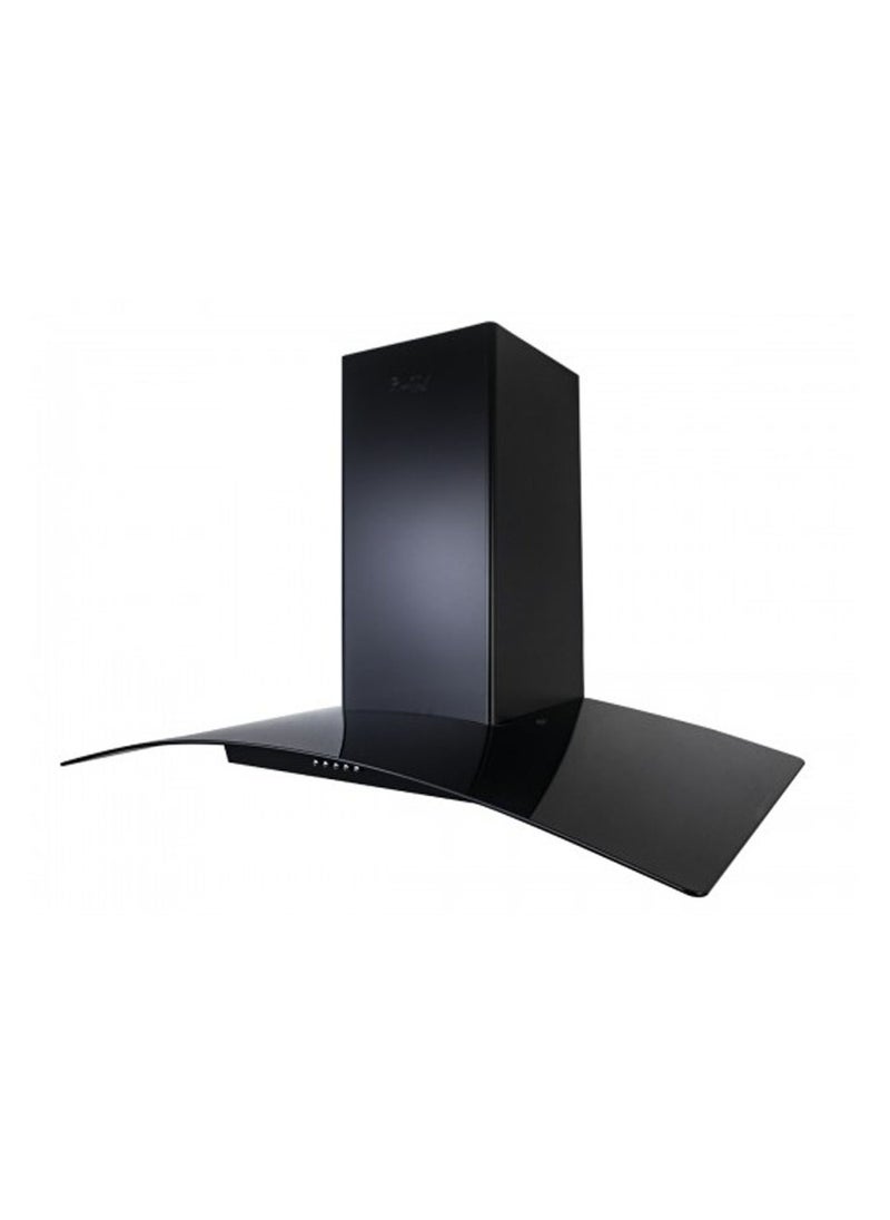 Purity - Black curvy hood, suction power 1000 m3 - Image 1