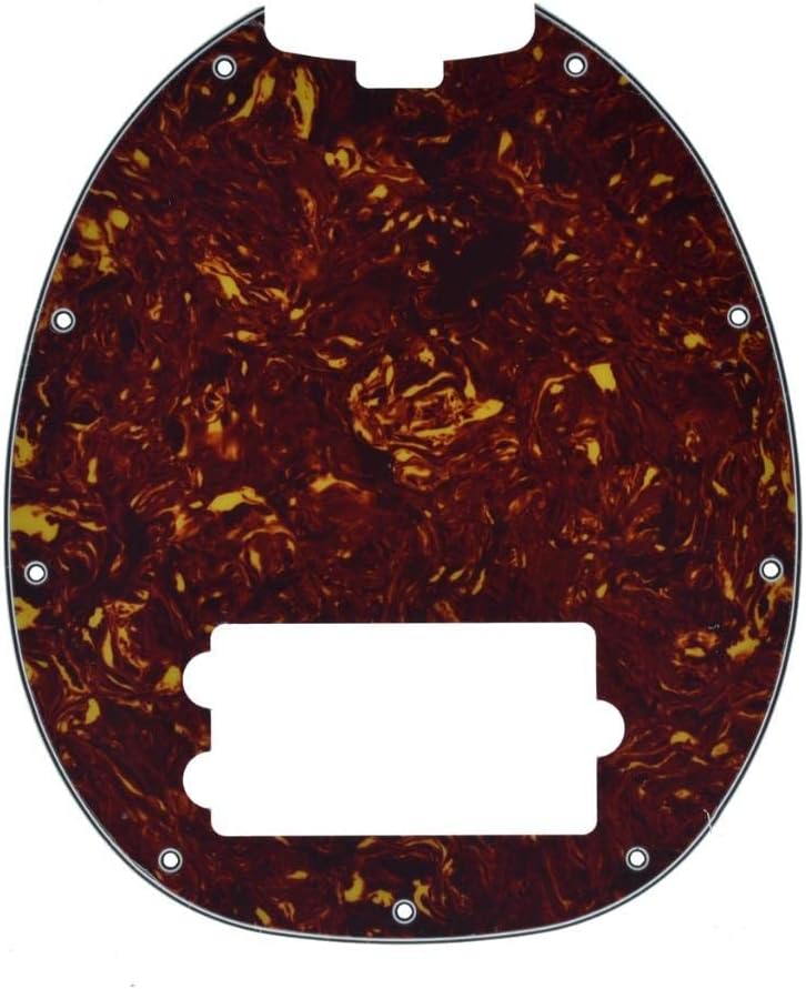 KAISH Bass Pickguard Fit for Musicman classic 4 string StingRay bass models Vintage Tortoise - Image 1