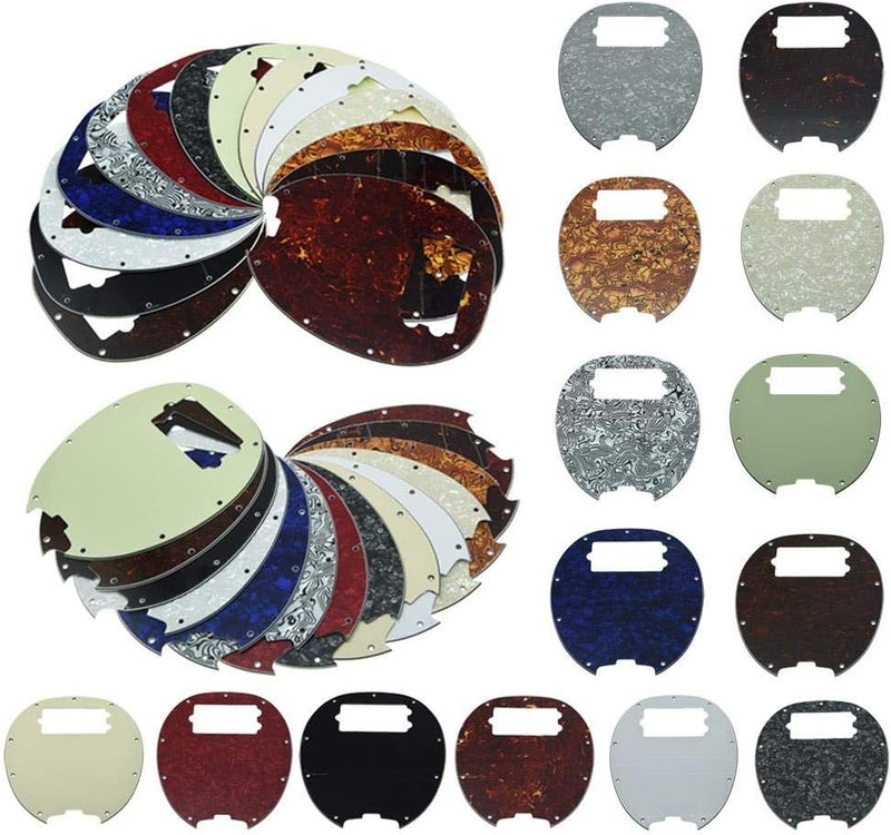 KAISH Bass Pickguard Fit for Musicman classic 4 string StingRay bass models Vintage Tortoise - Image 4