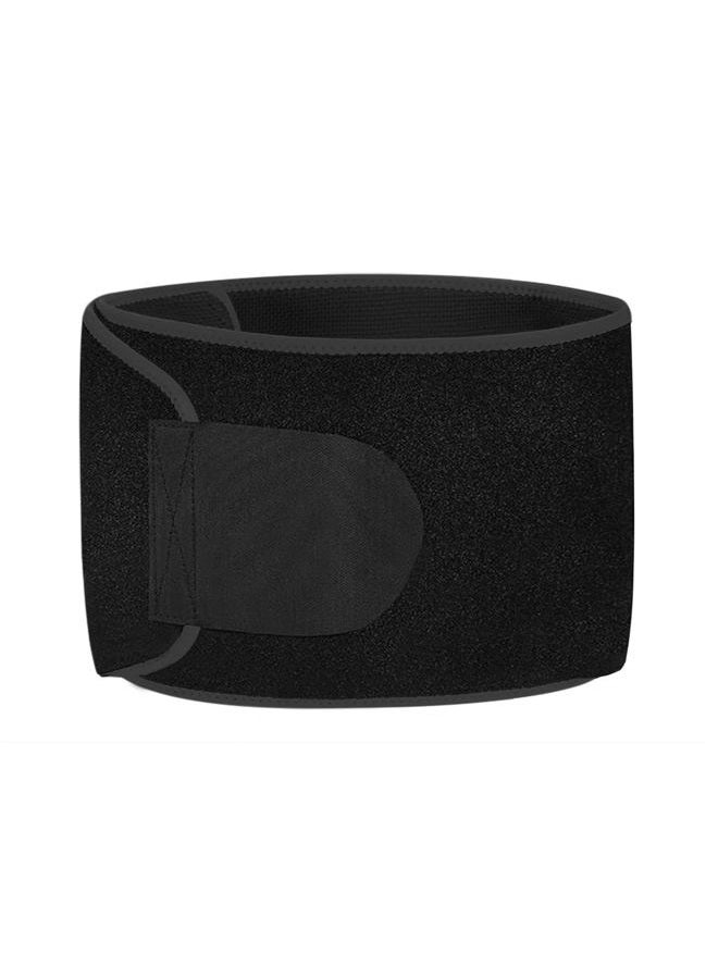 PURFUN Extra-Wide Neoprene Compression Waist Trimmer Belt Lower Back Brace Lumbar Support Breathable Sweat Enhancer Exercise Sauna Band Strap Weight Loss Ab Wrap Waistband for Men Women Black - Image 1