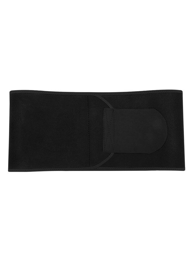 PURFUN Extra-Wide Neoprene Compression Waist Trimmer Belt Lower Back Brace Lumbar Support Breathable Sweat Enhancer Exercise Sauna Band Strap Weight Loss Ab Wrap Waistband for Men Women Black - Image 4